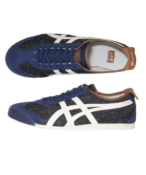 Onitsuka Tiger（オニツカタイガー）の「MEXICO 66 / メキシコ 66（スニーカー・メンズ・インディゴブルー・22.5/23/23.5/24/24.5/25/25.5/26/26.5/27/27.5/28/28.5/29）」の4枚目の写真