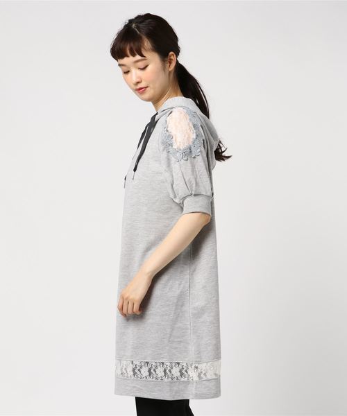 アクシーズファム　レース　キャミ　チュニック　未使用タグ付き axes femme 新品 タグ付き アクシーズ ファム 夏 向き 裾 レース