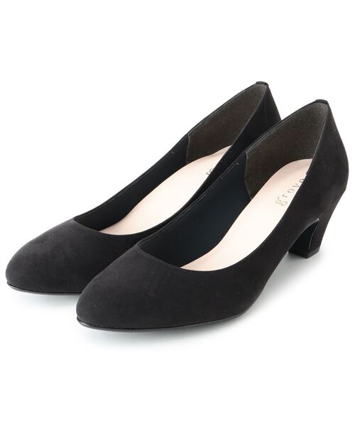 grove(グローブ)の「【22.0-25.0まで/日本製】やわここち(R)パンプス(5.5cm)(パンプス・レディース・ブラック/ライトベージュ/ブラック系1/モスグリーン/ベージュ系その他6/ベージュ系その他7/キャメル/ピンク系その他/ブラック系3/ブラック系7/ベージュ系7/ベージュ系8・50/40/35/45/30/25/20)」の2枚目の写真