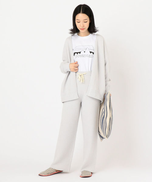 SHIPS Days(シップスデイズ)の「SHIPS Days:ダブルフェイスパンツ◇(その他パンツ・レディース・ライトグレー/ネイビー・ONE SIZE)」の4枚目の写真