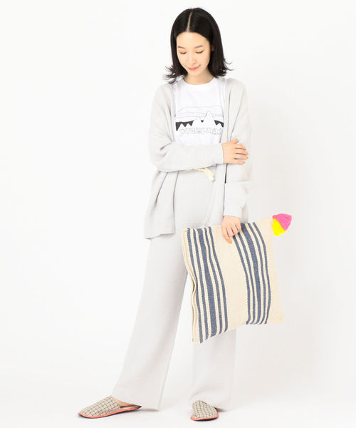 SHIPS Days(シップスデイズ)の「SHIPS Days:ダブルフェイスパンツ◇(その他パンツ・レディース・ライトグレー/ネイビー・ONE SIZE)」の5枚目の写真