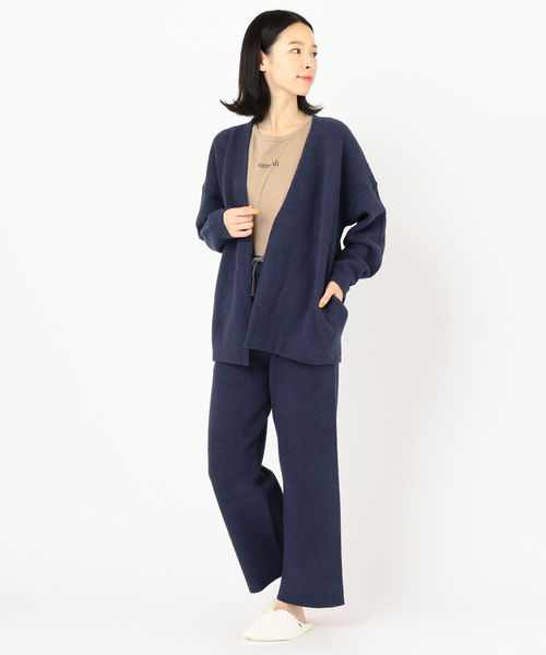 SHIPS Days(シップスデイズ)の「SHIPS Days:ダブルフェイスパンツ◇(その他パンツ・レディース・ライトグレー/ネイビー・ONE SIZE)」の6枚目の写真