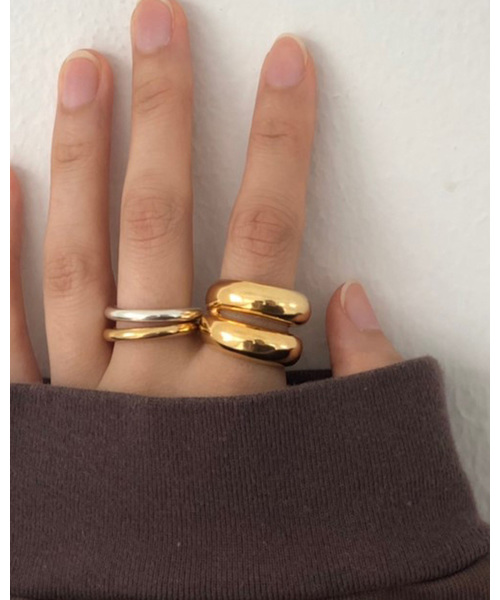 TODAYFUL ボリュームラインリング TODAYFUL（トゥデイフル）の「ボリュームラインリングSilver925