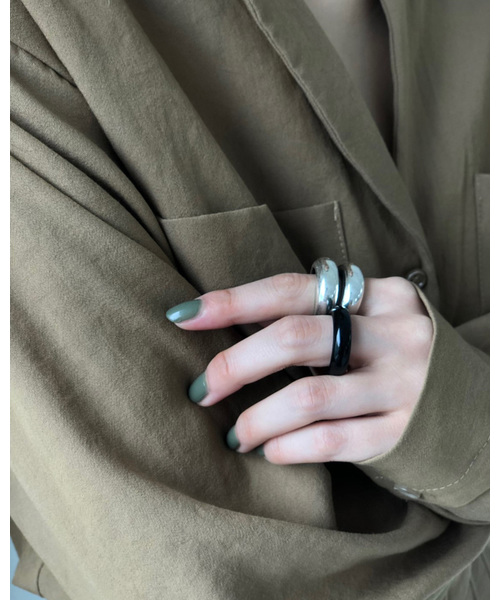 TODAYFUL ボリュームラインリング TODAYFUL（トゥデイフル）の「ボリュームラインリングSilver925