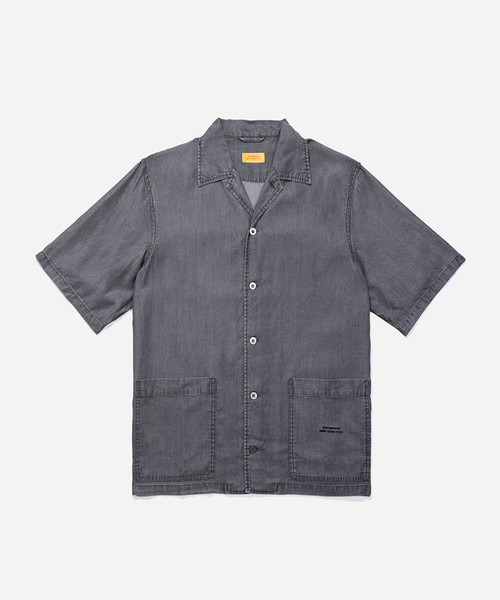 Saturdays NYC（サタデーズ ニューヨークシティ ）の「Howard Denim Short Sleeve Shirt（シャツ/ブラウス・メンズ・ブラック系その他/ブルー系その他/ブルー系その他2・X-SMALL/S/M/L）」の8枚目の写真