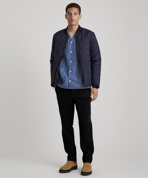 Saturdays NYC（サタデーズ ニューヨークシティ ）の「Howard Denim Short Sleeve Shirt（シャツ/ブラウス・メンズ・ブラック系その他/ブルー系その他/ブルー系その他2・X-SMALL/S/M/L）」の12枚目の写真