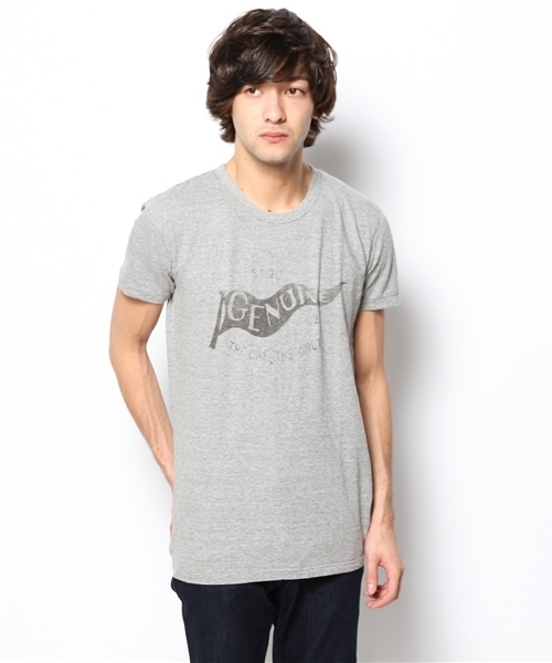 goa（ゴア）の「Genuine Flag tee（Tシャツ/カットソー・メンズ・グレー/ベージュ/ホワイト・FREE）」の2枚目の写真