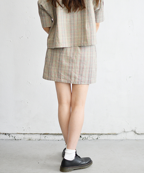 PairPair（ペアペア）の「チェック柄スカパン（スカート・レディース・ブラック/ベージュ/ブラウン系その他・FREE）」の20枚目の写真