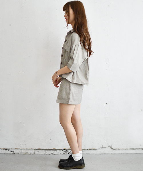 PairPair（ペアペア）の「チェック柄スカパン（スカート・レディース・ブラック/ベージュ/ブラウン系その他・FREE）」の17枚目の写真