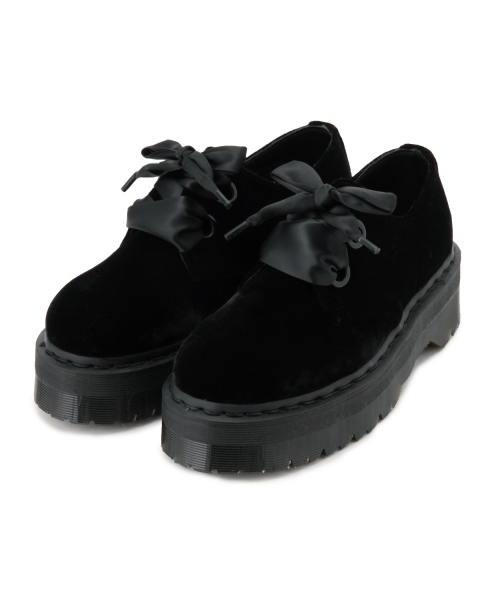 Ray BEAMS（レイビームス）の「Dr.Martens /  ベルベット プラットフォーム 2EYE シューズ（その他シューズ・レディース・ブラック・4/5/6）」の14枚目の写真