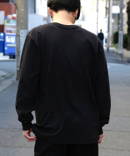 Carhartt(カーハート)の「carhartt/LOGO POCKET L/S TEE(Tシャツ/カットソー・メンズ・ブラック/ネイビー/グレー/グリーン/マルーン・S/M/L)」の13枚目の写真