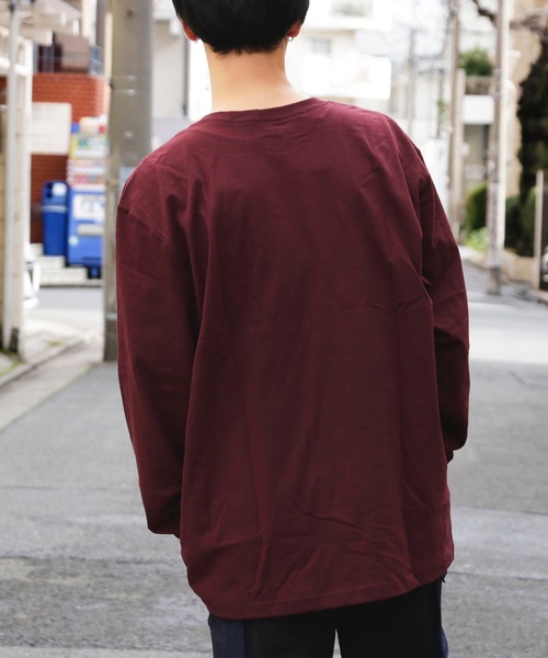 Carhartt(カーハート)の「carhartt/LOGO POCKET L/S TEE(Tシャツ/カットソー・メンズ・ブラック/ネイビー/グレー/グリーン/マルーン・S/M/L)」の21枚目の写真