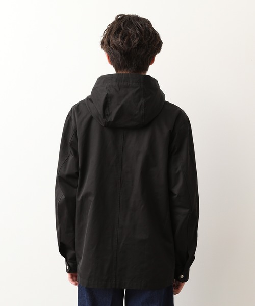 JUNRED(ジュンレッド)の「高密度サテン ハイネックマウンテンパーカー(ブルゾン・メンズ・ブラック/ベージュ/カーキ・S/M/L)」の16枚目の写真