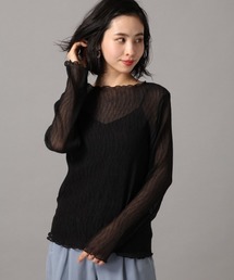 LOWRYS FARM | シアープリーツプルオーバー　877404(Tシャツ/カットソー)