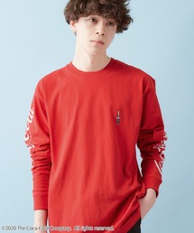 Coca Cola | MONO-MART COCA-COLA（コカ・コーラ）別注 ビックシルエットロング丈カットソー(Tシャツ/カットソー)