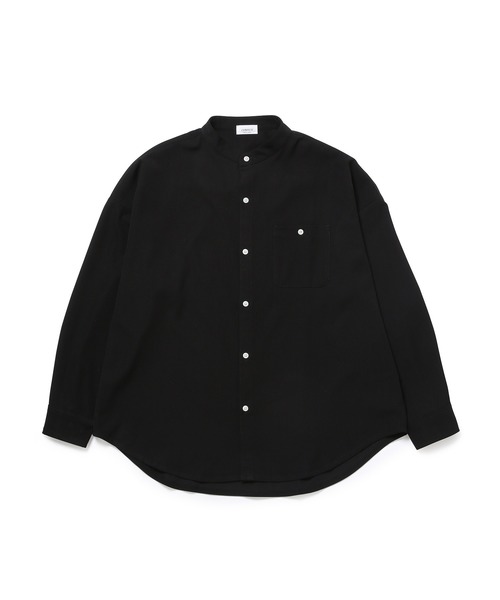 JUNRED(ジュンレッド)の「バンドカラーBIGシャツ(シャツ/ブラウス・メンズ・ブラック/ベージュ/ホワイト/ブルー系その他4・LL/M/L)」の2枚目の写真