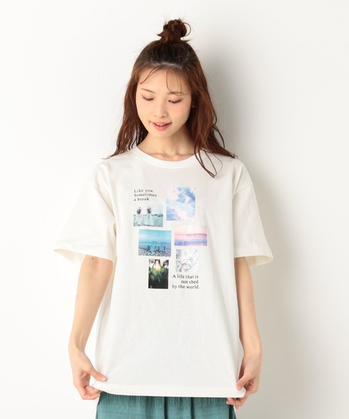 archives（アルシーヴ）の「アソートBIGTシャツ（Tシャツ/カットソー・レディース・ベージュ/グリーン/ブルー/その他1/その他2/その他3・MEDIUM）」の10枚目の写真