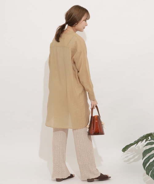 SENSE OF PLACE by URBAN RESEARCH（センスオブプレイスバイアーバンリサーチ）の「スカラアミニットパンツ（その他パンツ・レディース・ライトベージュ/ブラック・FREE）」の11枚目の写真