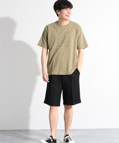 LAKOLE（ラコレ）の「ボックスレタリングTシャツ / LAKOLE（Tシャツ/カットソー・メンズ・ホワイト/ブラック/パープル/セージグリーン・MEDIUM/LARGE）」の18枚目の写真