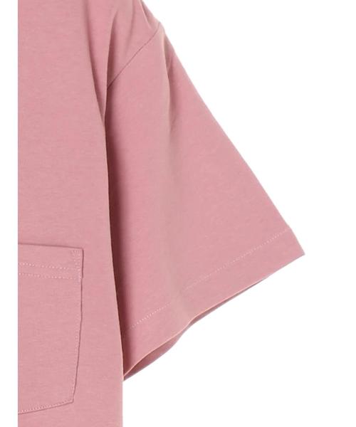 AMERICAN HOLIC（アメリカンホリック）の「18col.クルーネックカットプルオーバー1 〇＊（Tシャツ/カットソー・レディース・ブラック/ネイビー/ライトグレー/オフホワイト/ピンク/キャメル/ライトピンク/ベージュ/カーキ/モカ/ライトベージュ/ブラウン/ライトカーキ/サックスブルー/ピンクベージュ・S/L/M）」の22枚目の写真