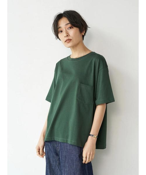 AMERICAN HOLIC（アメリカンホリック）の「18col.クルーネックカットプルオーバー1 〇＊（Tシャツ/カットソー・レディース・ブラック/ネイビー/ライトグレー/オフホワイト/ピンク/キャメル/ライトピンク/ベージュ/カーキ/モカ/ライトベージュ/ブラウン/ライトカーキ/サックスブルー/ピンクベージュ・S/L/M）」の8枚目の写真