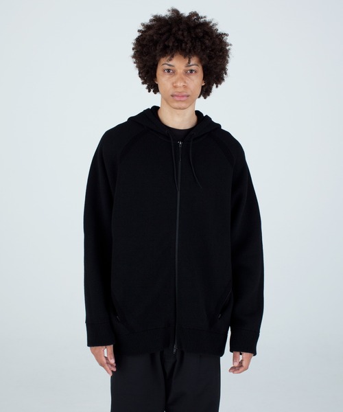 トップス Y-3 CLASSIC KNIT FULLZIP SWEATER Y-3（ワイスリー）の「M CLASSIC WINTER KNIT HOODED FULL-ZIP
