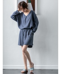 fifth | 【スタイリストプロデュース】ナチュラルガーゼワンマイルセットアップ(ルームウェア/パジャマ)