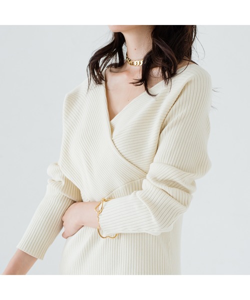 LOUNGEDRESS（ラウンジドレス）の「アシメリブワンピース（ワンピース  