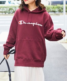 WEGO/Champion 裏毛ロゴプルパーカー
