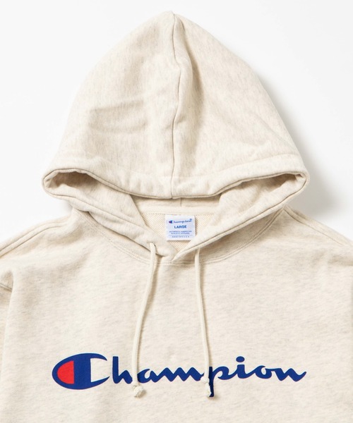 Champion（チャンピオン）の「WEGO/Champion 裏毛ロゴプルパーカー（パーカー・メンズ・ブラック/ホワイト/オートミール/ロイヤルブルー/ワイン・MEDIUM/LARGE/X-LARGE）」の11枚目の写真