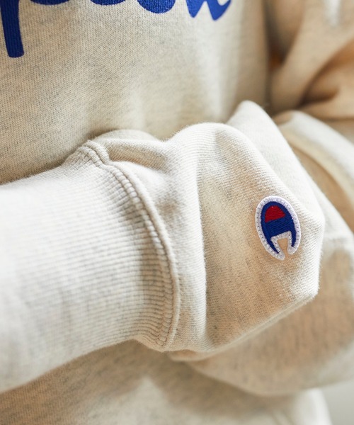 Champion（チャンピオン）の「WEGO/Champion 裏毛ロゴプルパーカー（パーカー・メンズ・ブラック/ホワイト/オートミール/ロイヤルブルー/ワイン・MEDIUM/LARGE/X-LARGE）」の17枚目の写真