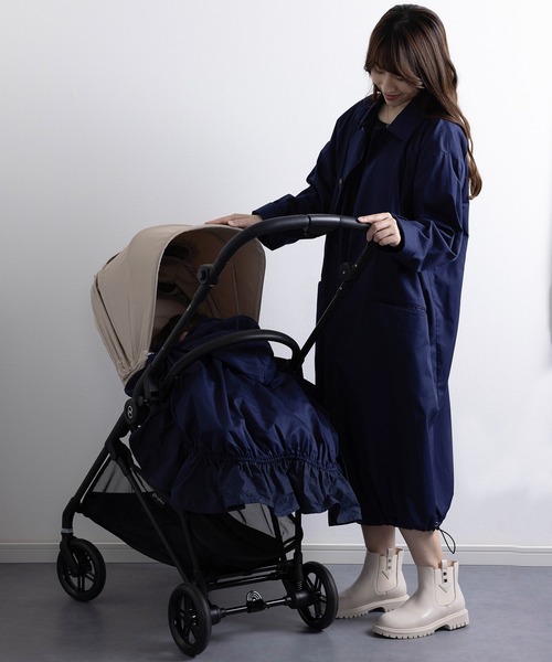 SweetMommy(スウィートマミー)の「秋冬クレンゼ 抗菌・抗ウイルス ボアケープ(その他ベビー用品・レディース・ブラック/ベージュ/ネイビー/グレー・FREE)」の6枚目の写真