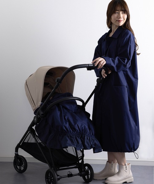 SweetMommy(スウィートマミー)の「秋冬クレンゼ 抗菌・抗ウイルス ボアケープ(その他ベビー用品・レディース・ブラック/ベージュ/ネイビー/グレー・FREE)」の7枚目の写真