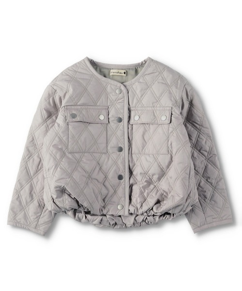 BRANSHES（ブランシェス）の「中綿キルトジャケット（ブルゾン・キッズ・ライトベージュ/カーキ・150cm/120cm/130cm/100cm/110cm/90cm/140cm）」の17枚目の写真