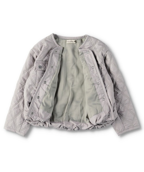 BRANSHES（ブランシェス）の「中綿キルトジャケット（ブルゾン・キッズ・ライトベージュ/カーキ・150cm/120cm/130cm/100cm/110cm/90cm/140cm）」の18枚目の写真