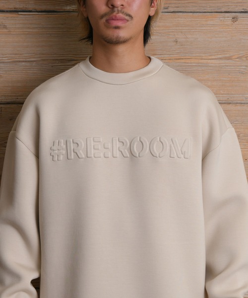 Re:room（リルーム）の「エンボスロゴスウェットビッグトレーナー