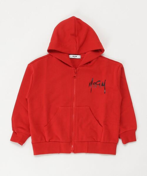 MSGM(エムエスジーエム)の「MSGM(エムエスジーエム)Kids & Junior ジップアップパーカーブルゾン(パーカー・キッズ・ホワイト/ブラック/レッド/グレー/グリーン/ピンク・10Y/12Y/14Y/4Y/6Y/8Y)」の6枚目の写真