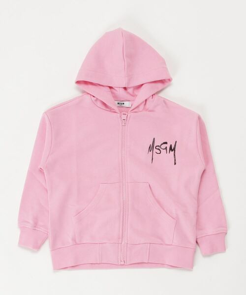 MSGM(エムエスジーエム)の「MSGM(エムエスジーエム)Kids & Junior ジップアップパーカーブルゾン(パーカー・キッズ・ホワイト/ブラック/レッド/グレー/グリーン/ピンク・10Y/12Y/14Y/4Y/6Y/8Y)」の5枚目の写真