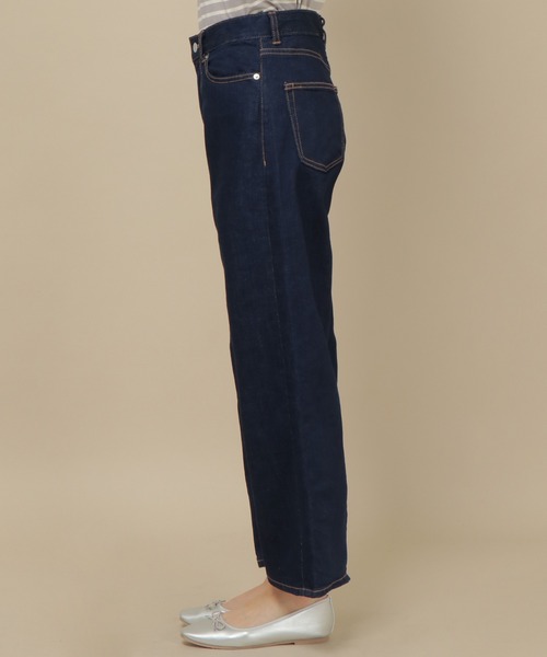 ikka(イッカ)の「ストレッチデニムワイドパンツ(デニムパンツ・レディース・オフホワイト/ブルー/ブルー系その他・M/L)」の7枚目の写真