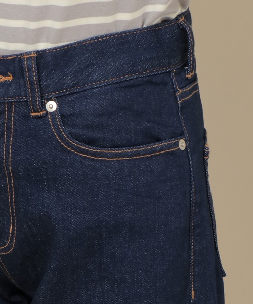 ikka(イッカ)の「ストレッチデニムワイドパンツ(デニムパンツ・レディース・オフホワイト/ブルー/ブルー系その他・M/L)」の12枚目の写真