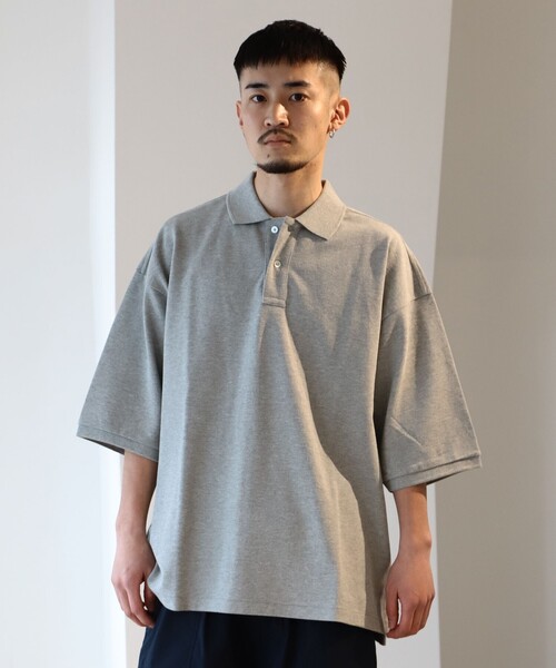 BEAMS ヘビー鹿の子 ルーズ ポロシャツ Lサイズ 楽天市場】【SALE／50%OFF】BEAMS / ヘビー鹿の子 ポロシャツ