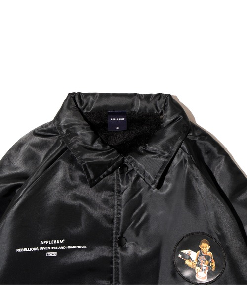 APPLEBUM（アップルバム）の「"Chicago Boy" Boa Coach Jacket（ナイロンジャケット・メンズ・ブラック・X-LARGE/LARGE/MEDIUM）」の6枚目の写真