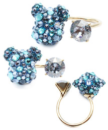 BE@RBRICK（ベアブリック）の「BE@RBRICK CRYSTAL DECORATE RING(CRYSTAL/PINK/BLUE)（リング）」