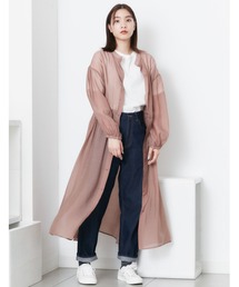 シアーウエスト切り替え2wayワンピース