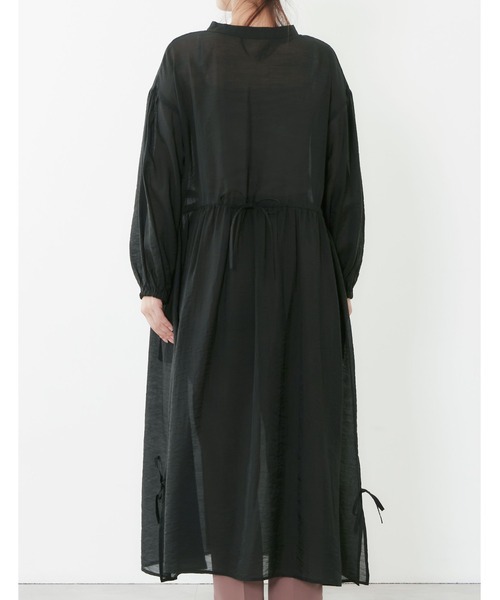 POU DOU DOU（プードゥドゥ）の「シアーウエスト切り替え2wayワンピース（ワンピース・レディース・モカ/ライトグレー/ブラック・3）」の20枚目の写真