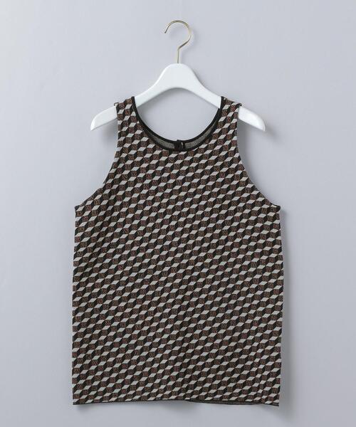 6（ロク）の「＜6(ROKU)＞BLOCK JACQUARD VEST/ベスト（ベスト