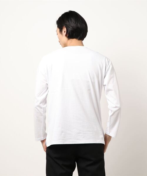 CERCA(チェルカ)の「BEYES/カットソー アンサンブル(2set)/ポケット付/ポケtee(Tシャツ/カットソー・メンズ・グレー/ベージュ/ライトブルー/ブラック・MEDIUM/LARGE)」の5枚目の写真