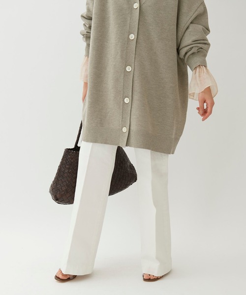 Plage SLACKS デニム ベージュ 24SS サイズ34 plage ジーンズ デニム デニムパンツ SLACKS レディース