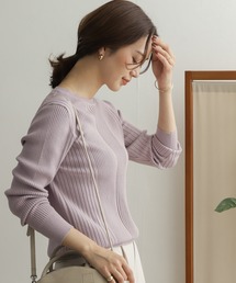 URBAN RESEARCH DOORS | ランダムリブクルーネックニット(ニット/セーター)