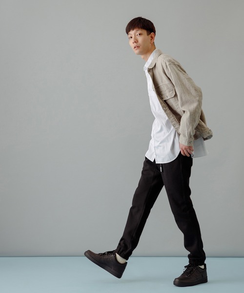 ADAM ET ROPE'（アダムエロペ）の「ワッシャーリネン TYPE IIブルゾン（ブルゾン・メンズ・スミクロ/ライトグレー・M/L）」の3枚目の写真